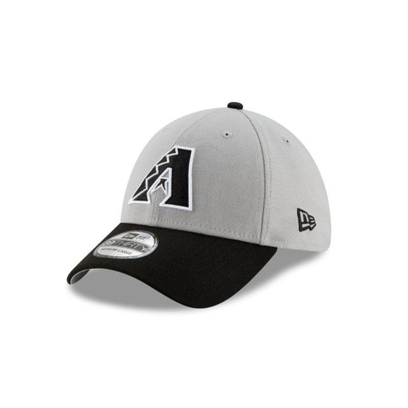 MLB Arizona Diamondbacks Team Classic 39Thirty Stretch Fit (XYB1706) - Grey New Era Caps